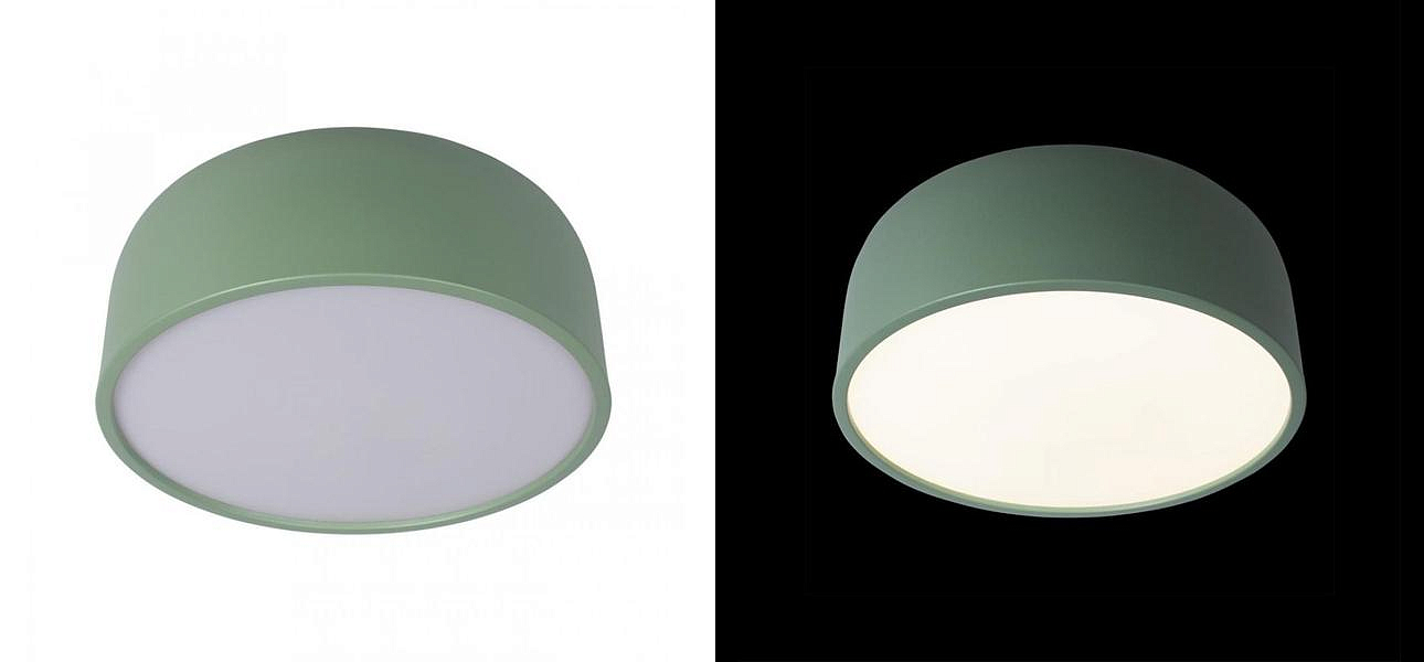 Светильник потолочный круглый Color cup Green Светильник потолочный круглый Color cup Green - Loft-Concept в Краснодаре