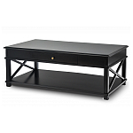 Широкий кофейный столик с ящиком Monsignor варинант исполнения - 3 | Loft Concept в Краснодаре