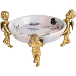 Блюдо фарфоровое Трио ангелов Joy варинант исполнения - 1 | Loft Concept в Краснодаре