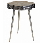 Металлический столик со столешницей в виде слеба Slabby варинант исполнения - 1 | Loft Concept в Краснодаре