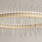 Люстра круглая с прозрачными стеклянными трубками 51 см Nembus варинант исполнения - 4 | Loft Concept в Краснодаре