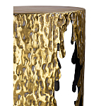 Столик дизайнерский Copper streaks варинант исполнения - 2 | Loft Concept в Краснодаре