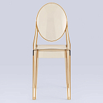 Прозрачный стул с янтарным оттенком LOUIS GHOST CHAIR варинант исполнения - 3 | Loft Concept в Краснодаре