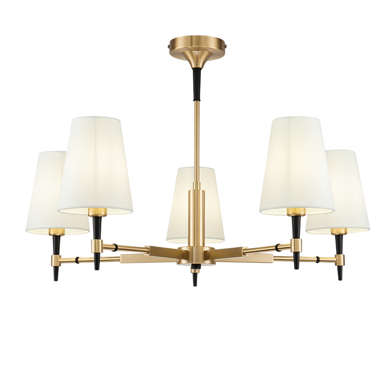 Потолочный светильник Zaragoza Е14 Латунь Белый Черный в Краснодаре | Loft Concept 