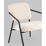 Кресло лаунж Rooney букле белый варинант исполнения - 4 | Loft Concept в Краснодаре