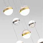 Люстра каскадная с 9-ю подвесами бронза и никель Peggy Futura lamp варинант исполнения - 3 | Loft Concept в Краснодаре