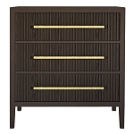 Комод Primo с 3 выдвижными ящиками Темный орех варинант исполнения - 7 | Loft Concept в Краснодаре