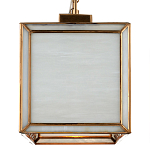 Люстра прямоугольная с каркасом золотого цвета Soft Glow Lamps варинант исполнения - 4 | Loft Concept в Краснодаре