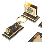 Настольный письменный набор из яшмы и долерита с декором в виде коня Manager Organizer варинант исполнения - 6 | Loft Concept в Краснодаре