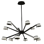 Люстра черного цвета на штанге Noir Supernova варинант исполнения - 2 | Loft Concept в Краснодаре