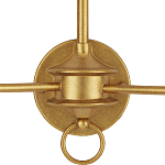 Бра настенное золотого цвета в форме подсвечника Graceful Smoothness варинант исполнения - 1 | Loft Concept в Краснодаре