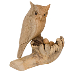 Статуэтка из дерева сова Animals of the World варинант исполнения - 1 | Loft Concept в Краснодаре