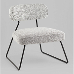 Кресло лаунж Kate букле серый варинант исполнения - 1 | Loft Concept в Краснодаре