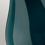 Настольная лампа с коническим дымчато-зелёным абажуром из искусственного шёлка Quintiesse варинант исполнения - 5 | Loft Concept в Краснодаре