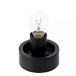 Настольный светильник с янтарным рельефным плафоном Lamp with Frozen Glass Effect варинант исполнения - 2 | Loft Concept в Краснодаре