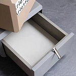 Консоль с зеркалом и  3-мя вращающимися ящиками Eloida варинант исполнения - 4 | Loft Concept в Краснодаре