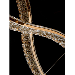 Люстра волнистой формы с фактурным хрустальным плафоном Light Delight варинант исполнения - 5 | Loft Concept в Краснодаре