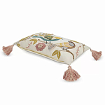 Чехол на подушку с кисточками и вышивкой птиц Ethnic mix Birds Rect варинант исполнения - 1 | Loft Concept в Краснодаре