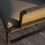 Дизайнерское уличное кресло на металлическом каркасе PHOENIX Armchair варинант исполнения - 10 | Loft Concept в Краснодаре