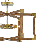 Подвесной светильник в форме фонаря коричневый Brown Eco Lantern варинант исполнения - 1 | Loft Concept в Краснодаре