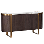 Комод  округлой формы с дверцами Chest of Precious Breed варинант исполнения - 2 | Loft Concept в Краснодаре