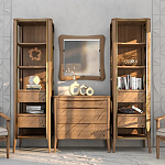 Комод из массива дуба с 3-мя ящиками Tasteful Furniture варинант исполнения - 2 | Loft Concept в Краснодаре