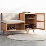 Комод с мягким  сиденьем и нишей для хранения обуви Manual Dresser варинант исполнения - 1 | Loft Concept в Краснодаре