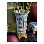 Ваза из фарфора с бронзовыми элементами Tropical Garden варинант исполнения - 8 | Loft Concept в Краснодаре