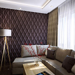 Гипсовая 3D Панель M-102 варинант исполнения - 1 | Loft Concept в Краснодаре