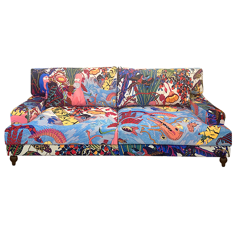 Премиальный Акцентный Диван Simpsons in Paradise Pop Art Sofa Мульти Премиальный Акцентный Диван Simpsons in Paradise Pop Art Sofa Мульти в Краснодаре | Loft Concept