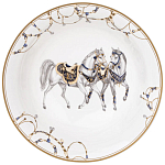 Сервиз обеденный из фарфора с изображением лошадей на 6 персон 23 предмета Porcelain Horse Set варинант исполнения - 6 | Loft Concept в Краснодаре