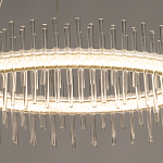 Люстра круглая с прозрачными стеклянными трубками 51 см Nembus варинант исполнения - 5 | Loft Concept в Краснодаре