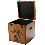 Сундук кожаный в винтажном стиле Brown Leather Chest варинант исполнения - 2 | Loft Concept в Краснодаре