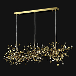 Люстра подвесная из трех частей с металлическими круглыми элементами Terzani Argent варинант исполнения - 4 | Loft Concept в Краснодаре