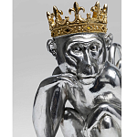 Статуэтка обезьяна в короне серебряная Golden Monkey варинант исполнения - 1 | Loft Concept в Краснодаре