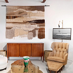 Тканый вручную монументальный настенный гобелен Earth Flow варинант исполнения - 4 | Loft Concept в Краснодаре