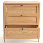Комод с 3-мя ящиками светлый дуб Silva Oak Chest of Drawers варинант исполнения - 3 | Loft Concept в Краснодаре