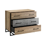 Комод с 3-мя ящиками в стиле лофт Urban Style Space варинант исполнения - 3 | Loft Concept в Краснодаре
