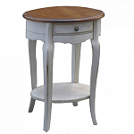 Тумба прикроватная овальная с ящиком Interiors Romance варинант исполнения - 1 | Loft Concept в Краснодаре