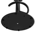 Барный стул вращающийся со спинкой и подлокотниками Douglas Rhombus Синий Велюр варинант исполнения - 7 | Loft Concept в Краснодаре