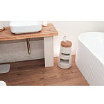 Керамический столик с деревянной столешницей "Пешка" варинант исполнения - 2 | Loft Concept в Краснодаре