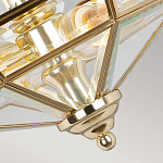 Потолочный светильник шестигранной формы с прозрачными стеклянным плафоном Elstead Lighting варинант исполнения - 11 | Loft Concept в Краснодаре