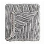 Плед из хлопка серого цвета Waffle Comfort варинант исполнения - 1 | Loft Concept в Краснодаре