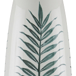 Настольная лампа овальная с тропическим принтом Stylized Aalm Leaves Motif варинант исполнения - 1 | Loft Concept в Краснодаре