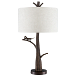 Настольная лампа с корпусом в виде ствола дерева с насекомым Twiglly варинант исполнения - 4 | Loft Concept в Краснодаре