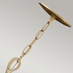 Люстра дизайнерская золотого цвета с 6-ю лампами на изогнутых рожках с текстурной поверхностью Hinkley варинант исполнения - 3 | Loft Concept в Краснодаре