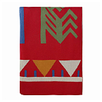 Плед хлопковый по мотивам чувашских орнаментов Ural and Siberian Patterns варинант исполнения - 5 | Loft Concept в Краснодаре