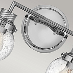 Бра для ванных комнат с прозрачным шарообразным плафоном из стекла с пузырьками на круглом основании Hinkley варинант исполнения - 20 | Loft Concept в Краснодаре