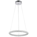 Кольцевая люстра с хрустальным декором Gilbertine Crystal Ring Chandelier варинант исполнения - 4 | Loft Concept в Краснодаре