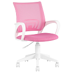 Офисное кресло с основанием из белого пластика Desk chairs Pink варинант исполнения - 1 | Loft Concept в Краснодаре